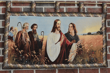 Load image into Gallery viewer, Tache Christus Im Ahrenfeld Tapestry Christ's Apostles Religious Woven Wall Hanging Artwork Mural 43 x 23 (12932)