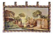 Load image into Gallery viewer, Tache Tapestry Middle Eastern Golden Palace Landscape Wall Hanging Art Mural 27 x 49 (351)