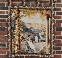 Load image into Gallery viewer, Tache Tapestry Faraway Longing Coastal Mountain Range Wall Hanging Artwork 28 x 31 (13606)
