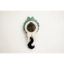 Load image into Gallery viewer, Cat in A Christmas Wreath Button Cover by Laliblue