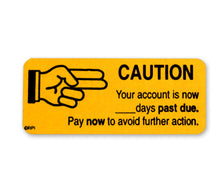 Load image into Gallery viewer, &quot;Past Due Payment&quot; Collection Labels - 1&quot; x 2-1/4&quot; - 250/Box