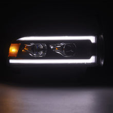 Load image into Gallery viewer, AlphaRex 94-01 RAM 1500 LUXX LED Proj Headlights Blk w/Activ Light/Seq Signal/SB DRL