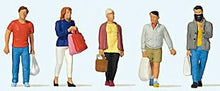 Load image into Gallery viewer, Preiser 10673 HO Scale Shoppers -- pkg(5)