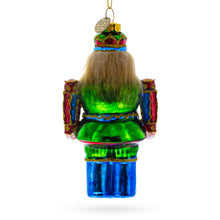 Load image into Gallery viewer, Colorful Nutcracker Glass Christmas Ornament