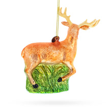 Load image into Gallery viewer, White-Tailed Deer Glass Christmas Ornament