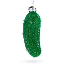 Load image into Gallery viewer, Salted Pickle Glass  Christmas Ornament