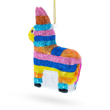 Load image into Gallery viewer, Festive Pinata Glass Christmas Ornament