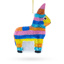 Load image into Gallery viewer, Festive Pinata Glass Christmas Ornament