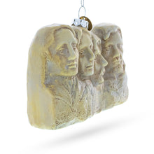 Load image into Gallery viewer, Mount Rushmore, South Dakota Glass Christmas Ornament