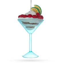 Load image into Gallery viewer, Raspberry Dessert Glass Christmas Ornament