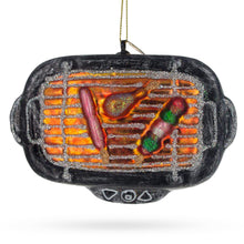 Load image into Gallery viewer, Barbecue Grill Glass Christmas Ornament