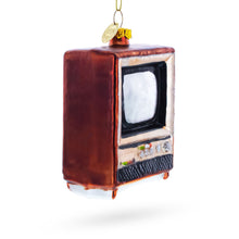 Load image into Gallery viewer, Nostalgic Retro Classic TV Glass Christmas Ornament
