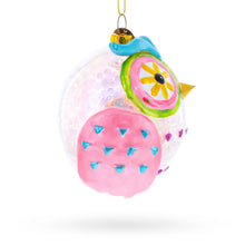 Load image into Gallery viewer, Sage Wise Owl Glass Christmas Ornament