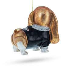Load image into Gallery viewer, Spaniel Glass Christmas Ornament