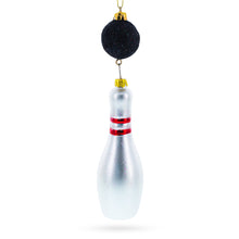 Load image into Gallery viewer, Striking Bowling Ball Glass Christmas Ornament