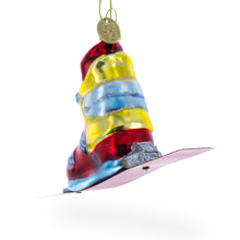 Load image into Gallery viewer, Ski Boot Glass Christmas Ornament