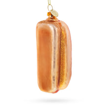 Load image into Gallery viewer, Hot Dog Glass Christmas Ornament