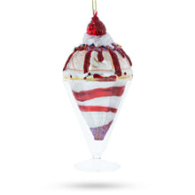 Load image into Gallery viewer, Dessert Cake Glass Christmas Ornament