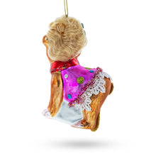 Load image into Gallery viewer, Monkey Glass Christmas Ornament