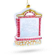 Load image into Gallery viewer, Winter Wonderland Toy House Glass Christmas Ornament