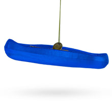 Load image into Gallery viewer, Blue Canoe Glass Christmas Ornament