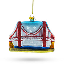 Load image into Gallery viewer, Golden Gate Bridge, San Francisco, California Glass Christmas Ornament