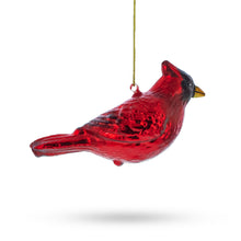 Load image into Gallery viewer, Red Cardinal Glass Christmas Ornament