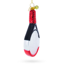 Load image into Gallery viewer, Tennis Racket Glass Christmas Ornament