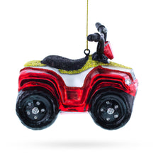 Load image into Gallery viewer, Adventurous ATV Off-road Glass Christmas Ornament