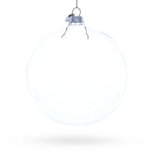 Load image into Gallery viewer, Large Clear Glass Ball Christmas Ornament 4.6 Inches