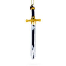 Load image into Gallery viewer, Shiny Sword Glass Christmas Ornament