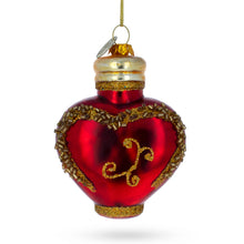 Load image into Gallery viewer, Elegant Perfume Bottle Glass Christmas Ornament