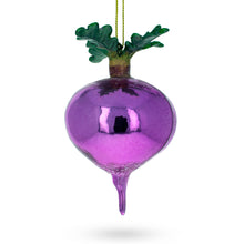 Load image into Gallery viewer, Beetroot Glass Christmas Ornament