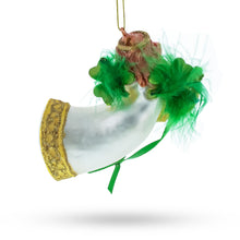 Load image into Gallery viewer, Celtic Irish Angel Glass Christmas Ornament