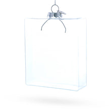 Load image into Gallery viewer, Flask Clear Glass Christmas Ornament