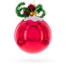 Load image into Gallery viewer, Festive Snowman and Christmas Tree Glass Ornament