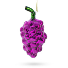 Load image into Gallery viewer, Purple Grapes Glass Christmas Ornament