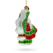 Load image into Gallery viewer, Mexican Folklorico Dancer Glass Christmas Ornament