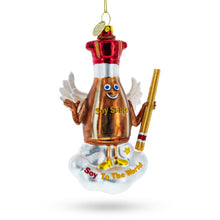 Load image into Gallery viewer, Soy Sauce with Chopsticks Glass Christmas Ornament