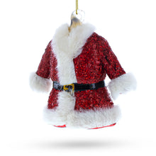 Load image into Gallery viewer, Santa’s Red Coat Glass Christmas Ornament