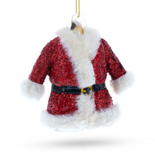 Load image into Gallery viewer, Santa’s Red Coat Glass Christmas Ornament