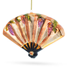 Load image into Gallery viewer, Oriental Fan Glass Christmas Ornament