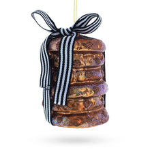 Load image into Gallery viewer, Delectable Chocolate Chip Cookies Glass Christmas Ornament