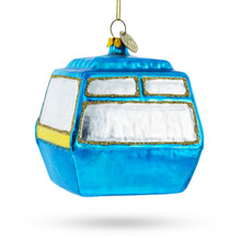 Load image into Gallery viewer, Mountain Bliss Ski Gondola Glass Christmas Ornament