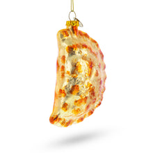Load image into Gallery viewer, Fried Pierogi Dumpling Glass Christmas Ornament