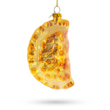 Load image into Gallery viewer, Dumpling Pierogi Glass Christmas Ornament