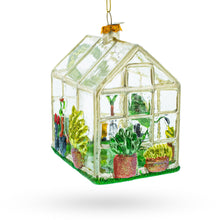 Load image into Gallery viewer, Greenhouse Glass Christmas Ornament