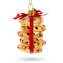 Load image into Gallery viewer, Cookies for Santa Glass Christmas Ornament