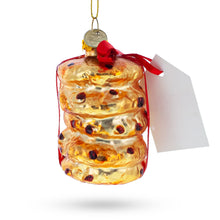Load image into Gallery viewer, Cookies for Santa Glass Christmas Ornament