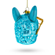 Load image into Gallery viewer, Lama Rocking Funky Glasses Glass Christmas Ornament